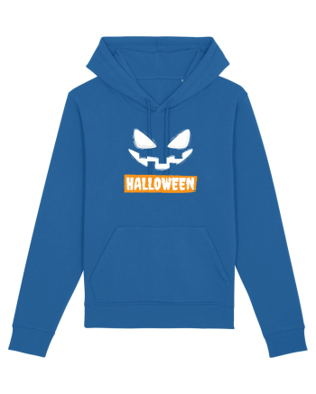 Halloween Spooky Face White (față înfricoșătoare)  Royal Blue