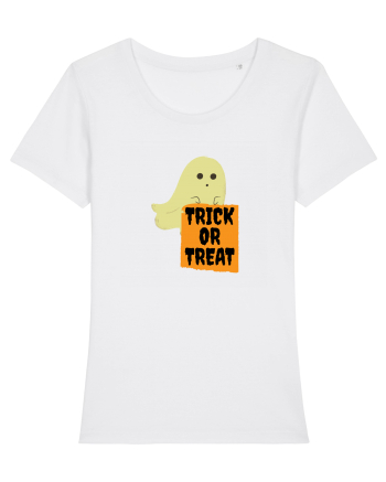 Trick or Treat Ghost White
