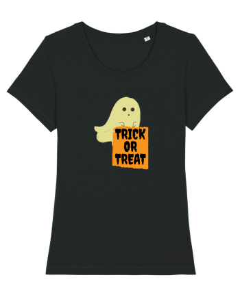 Trick or Treat Ghost Black