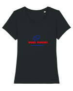 yoga language School Tricou mânecă scurtă guler larg fitted Damă Expresser