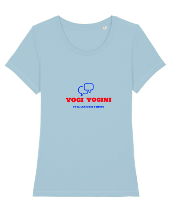 yoga language School Sky Blue