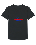 yoga language School Tricou mânecă scurtă guler larg Bărbat Skater
