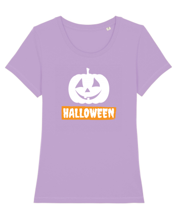 Halloween Pumpkin White Lavender Dawn