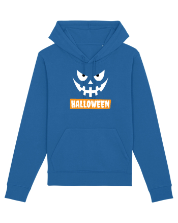 Halloween Spooky Face White (față înfricoșătoare) 2 Royal Blue