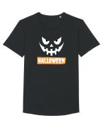 Halloween Spooky Face White (față înfricoșătoare) 2 Tricou mânecă scurtă guler larg Bărbat Skater