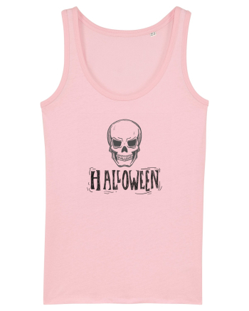 Halloween Skull Cotton Pink