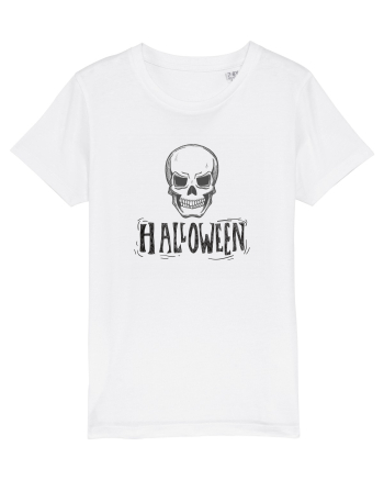 Halloween Skull White
