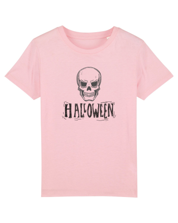 Halloween Skull Cotton Pink