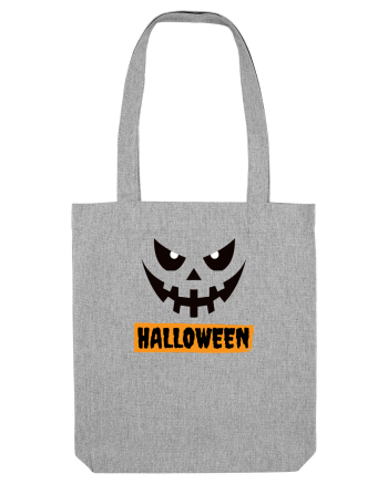 Halloween Spooky Face Black (față înfricoșătoare)  Heather Grey