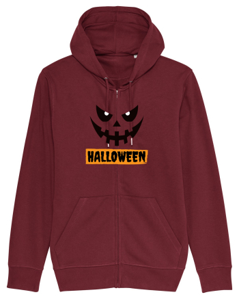 Halloween Spooky Face Black (față înfricoșătoare)  Burgundy