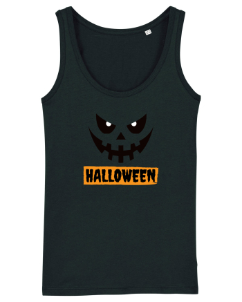 Halloween Spooky Face Black (față înfricoșătoare)  Black