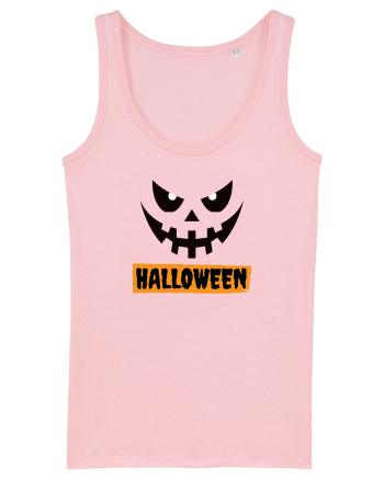Halloween Spooky Face Black (față înfricoșătoare)  Cotton Pink