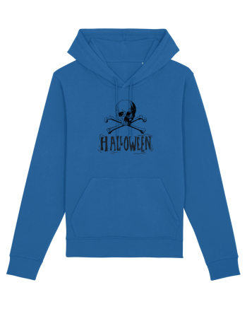 Halloween Skull and Bones Royal Blue
