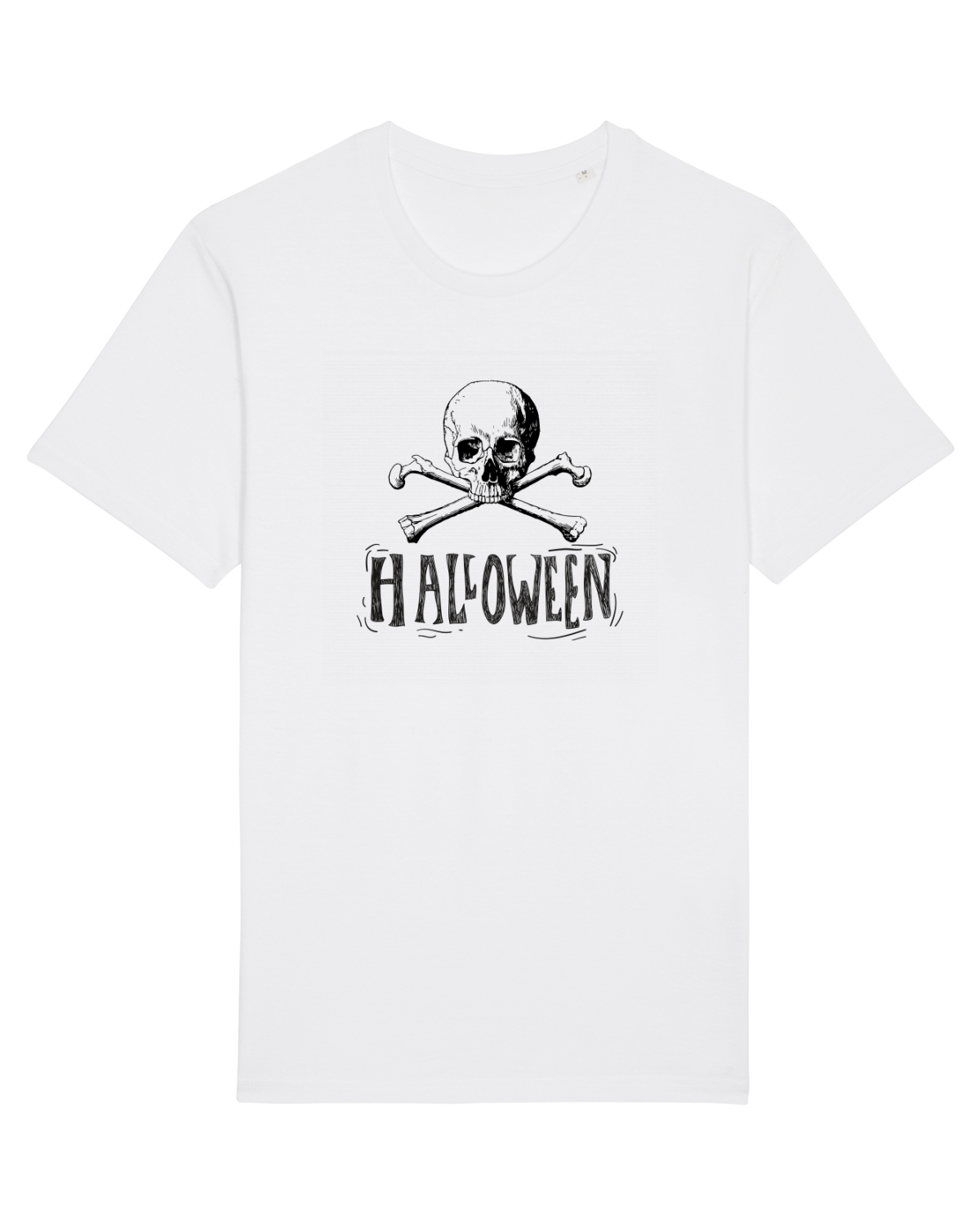 Tricou mânecă scurtă Unisex Rocker White