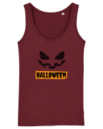 Halloween Spooky Face Black(față înfricoșătoare)  Maiou Damă Dreamer