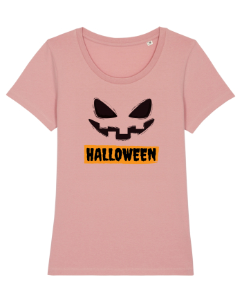 Halloween Spooky Face Black(față înfricoșătoare)  Canyon Pink