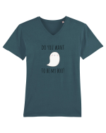 Do you want to be my boo?  Tricou mânecă scurtă guler V Bărbat Presenter