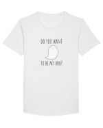 Do you want to be my boo?  Tricou mânecă scurtă guler larg Bărbat Skater