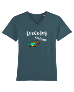Crocodog Costume Tricou mânecă scurtă guler V Bărbat Presenter