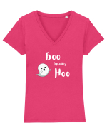 Boo f***g Hoo Tricou mânecă scurtă guler V Damă Evoker