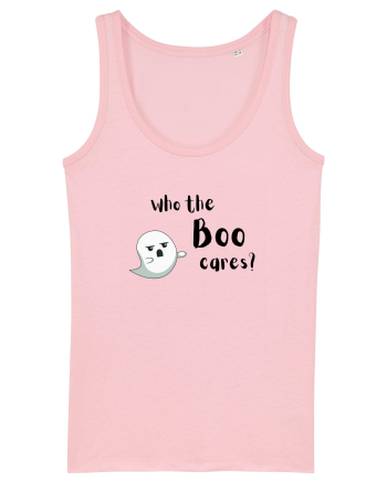 Who the boo cares? (negru)  Cotton Pink