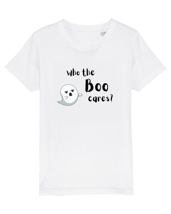 Who the boo cares? (negru)  White