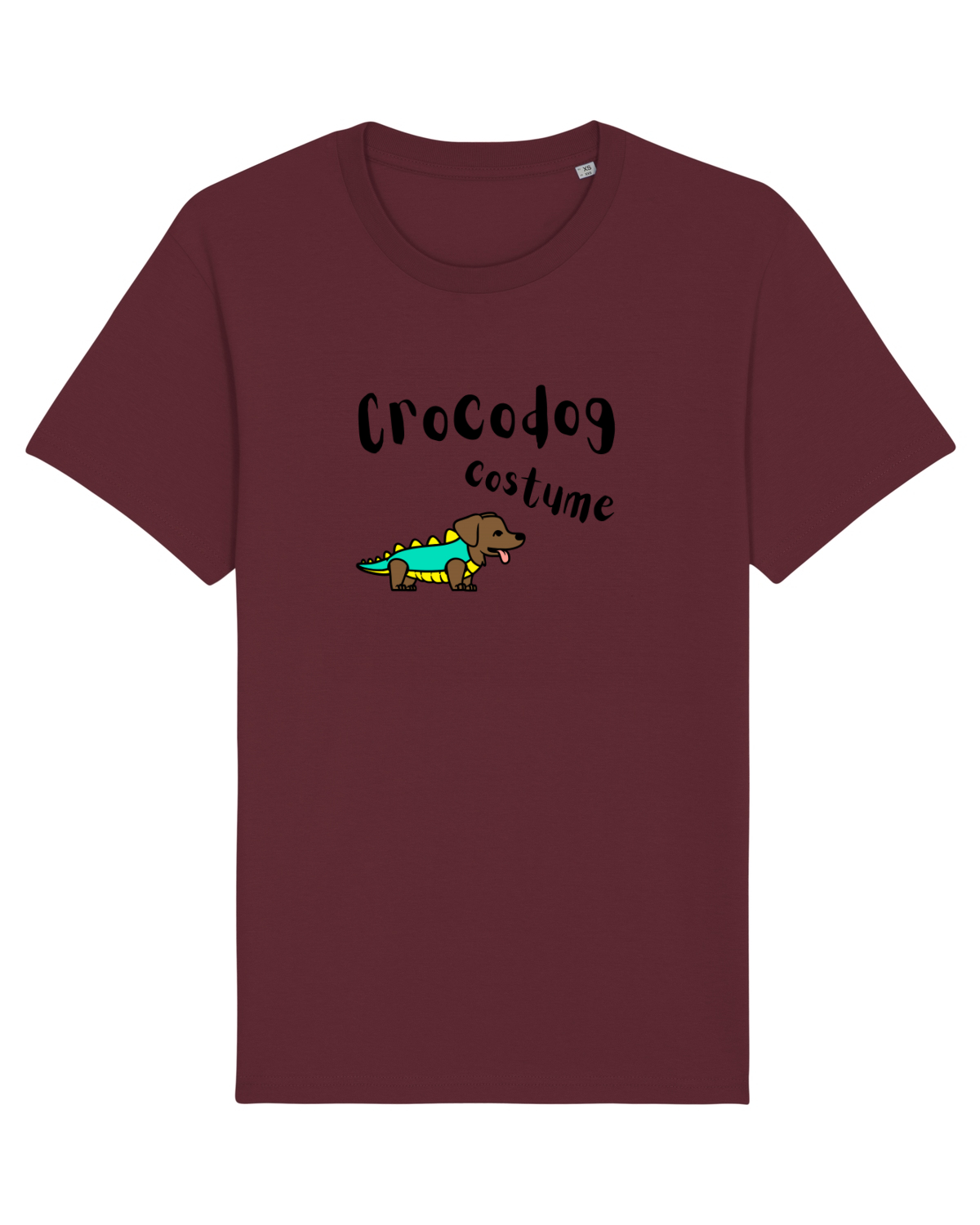 Tricou mânecă scurtă Unisex Rocker Burgundy
