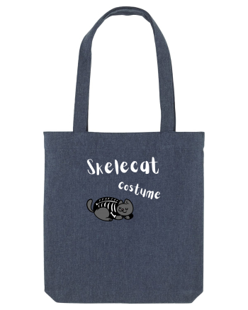Skelecat costume (white)  Midnight Blue