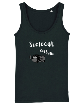 Skelecat costume (white)  Black