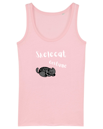 Skelecat costume (white)  Cotton Pink
