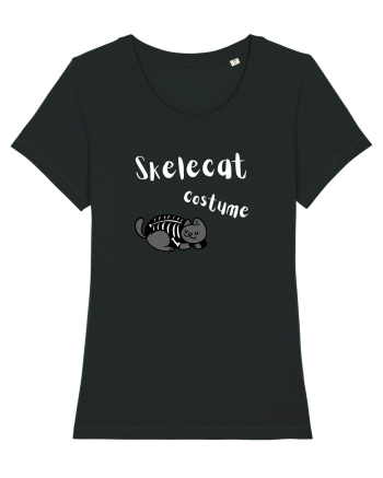 Skelecat costume (white)  Black