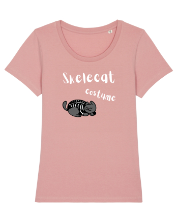 Skelecat costume (white)  Canyon Pink