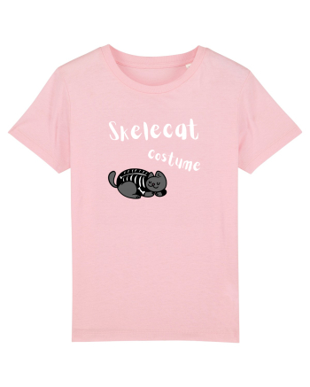 Skelecat costume (white)  Cotton Pink