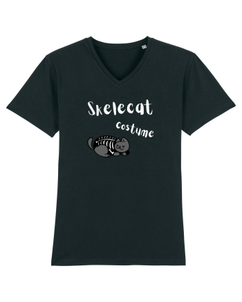 Skelecat costume (white)  Black