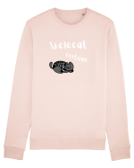 Skelecat costume (white)  Bluză mânecă lungă Unisex Rise