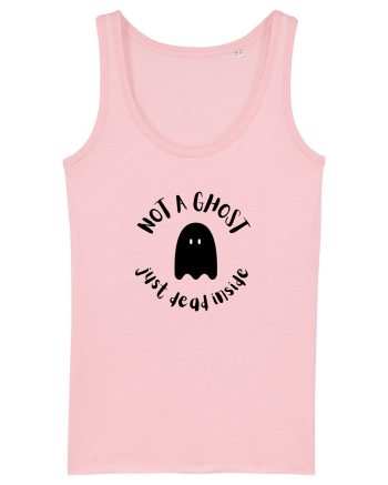 Not a ghost, just dead inside (negru)  Cotton Pink