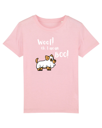 Woof! Oh, I mean Boo!  Cotton Pink