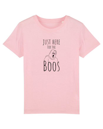 Just here for the Boos. (negru)  Cotton Pink