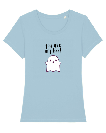 You are my boo! (negru) Sky Blue