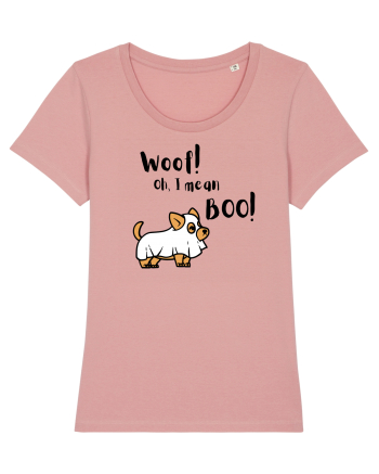 Woof! Oh, I mean Boo! (negru)  Canyon Pink
