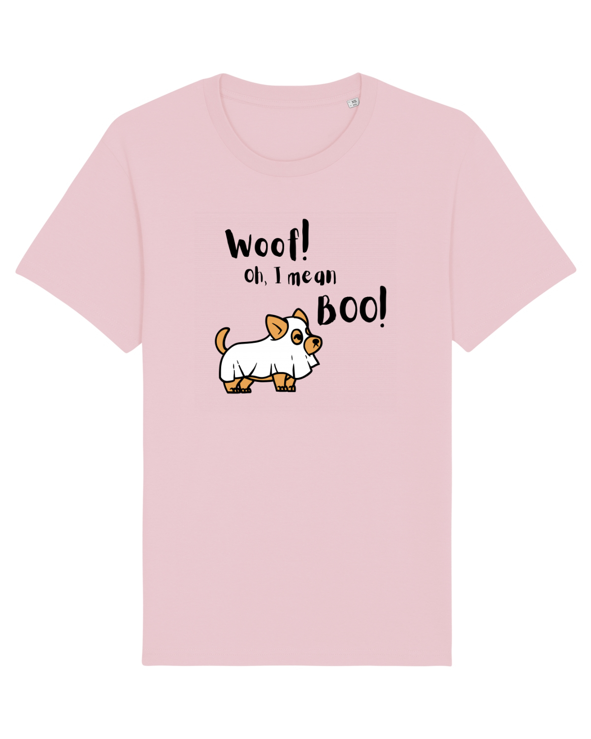 Tricou mânecă scurtă Unisex Rocker Cotton Pink