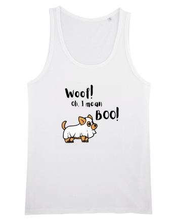 Woof! Oh, I mean Boo! (negru)  White