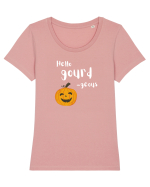 Hello gourd-geous Tricou mânecă scurtă guler larg fitted Damă Expresser