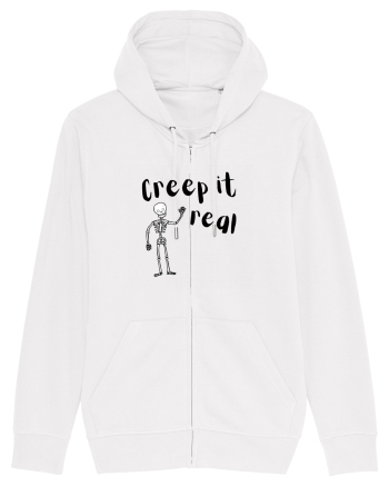Creep it real (negru)  White