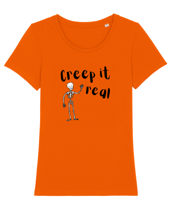 Creep it real (negru)  Bright Orange