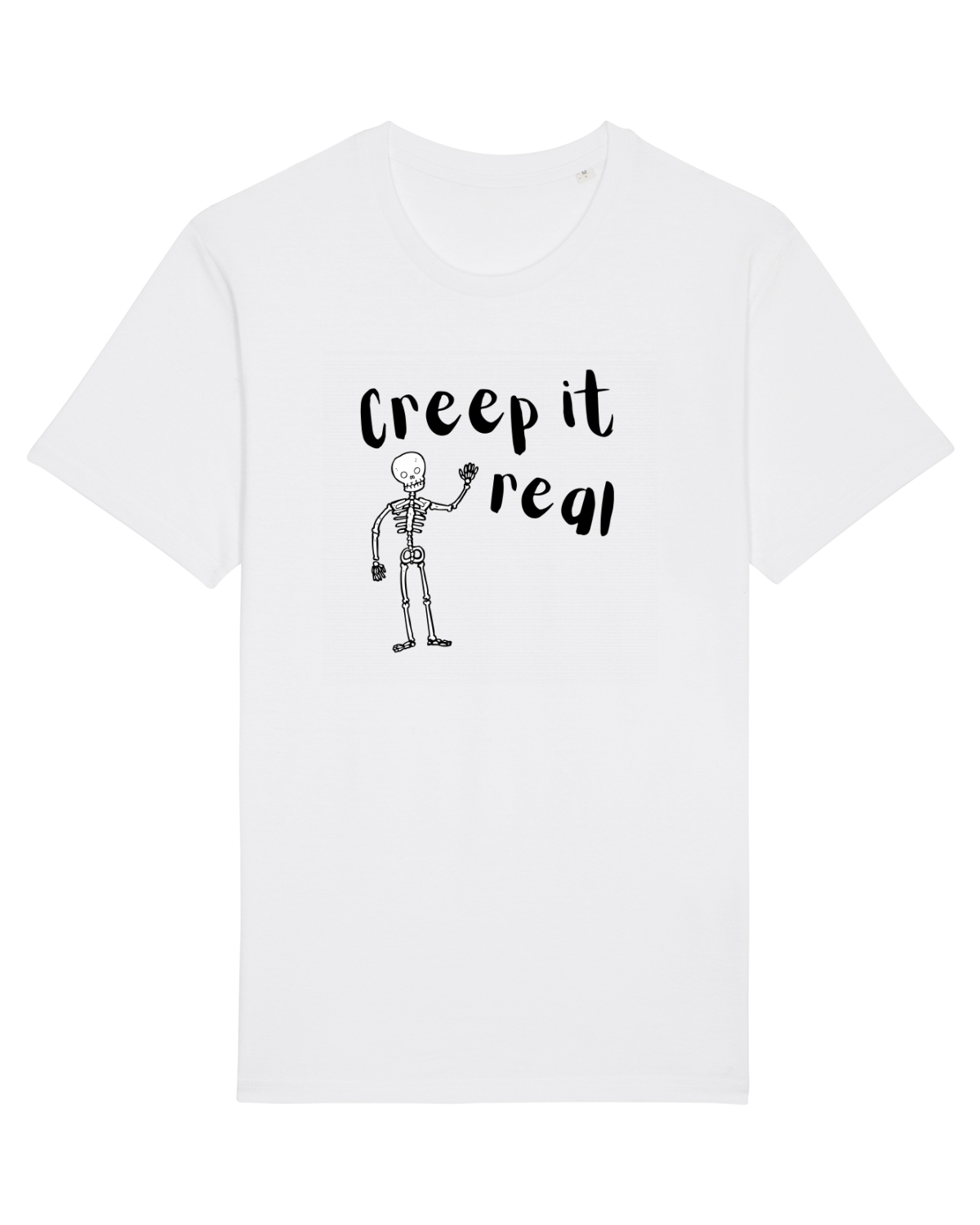 Tricou mânecă scurtă Unisex Rocker White
