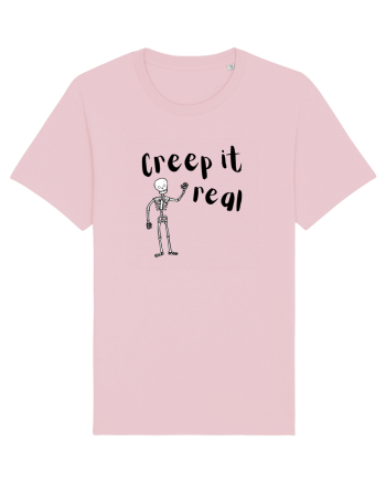 Creep it real (negru)  Cotton Pink