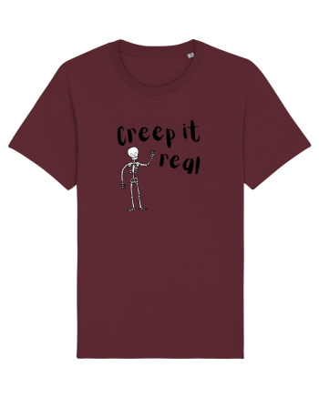 Creep it real (negru)  Burgundy