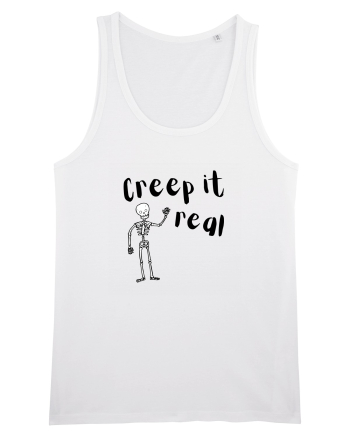 Creep it real (negru)  White