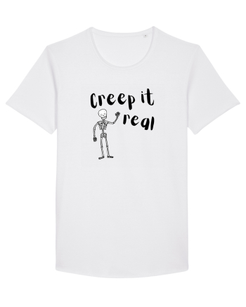 Creep it real (negru)  White